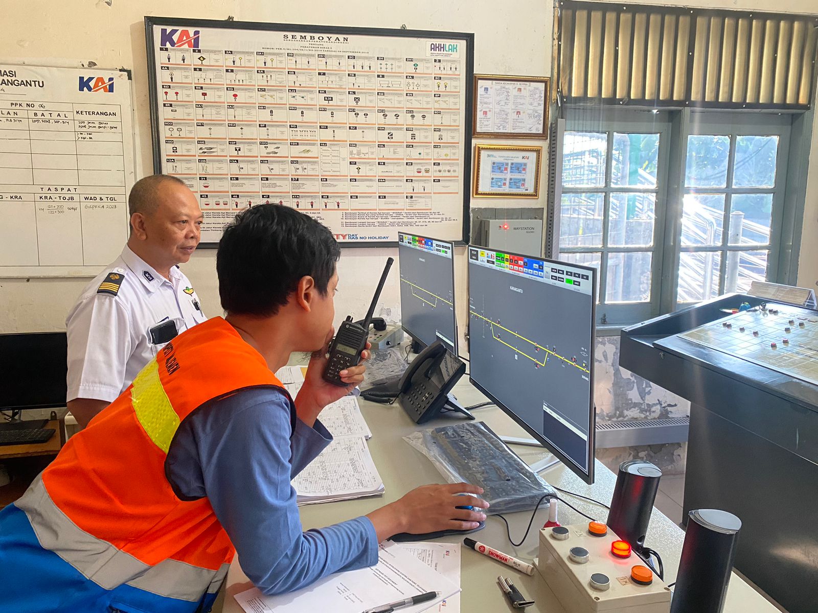 Modification of Railway Signaling System, Karangantu Station